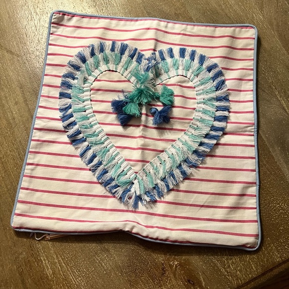 Pottery Barn Teen Frilly Fringe Pillow Cover - Picture 3 of 12